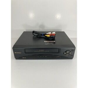 Sansui HQ VCR VHS 4 Head Video Cassette Player Recorder VCR4505 w/ RCA Cables